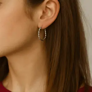 Brinco Argola Torcida